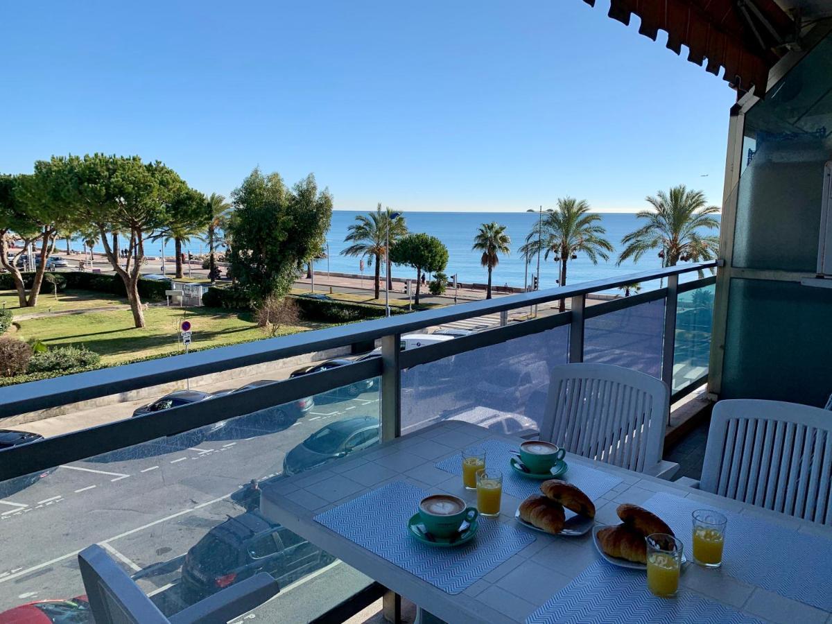 Studio F1 Vue Mer A 30M Des Plages Cagnes-sur-Mer Exteriér fotografie